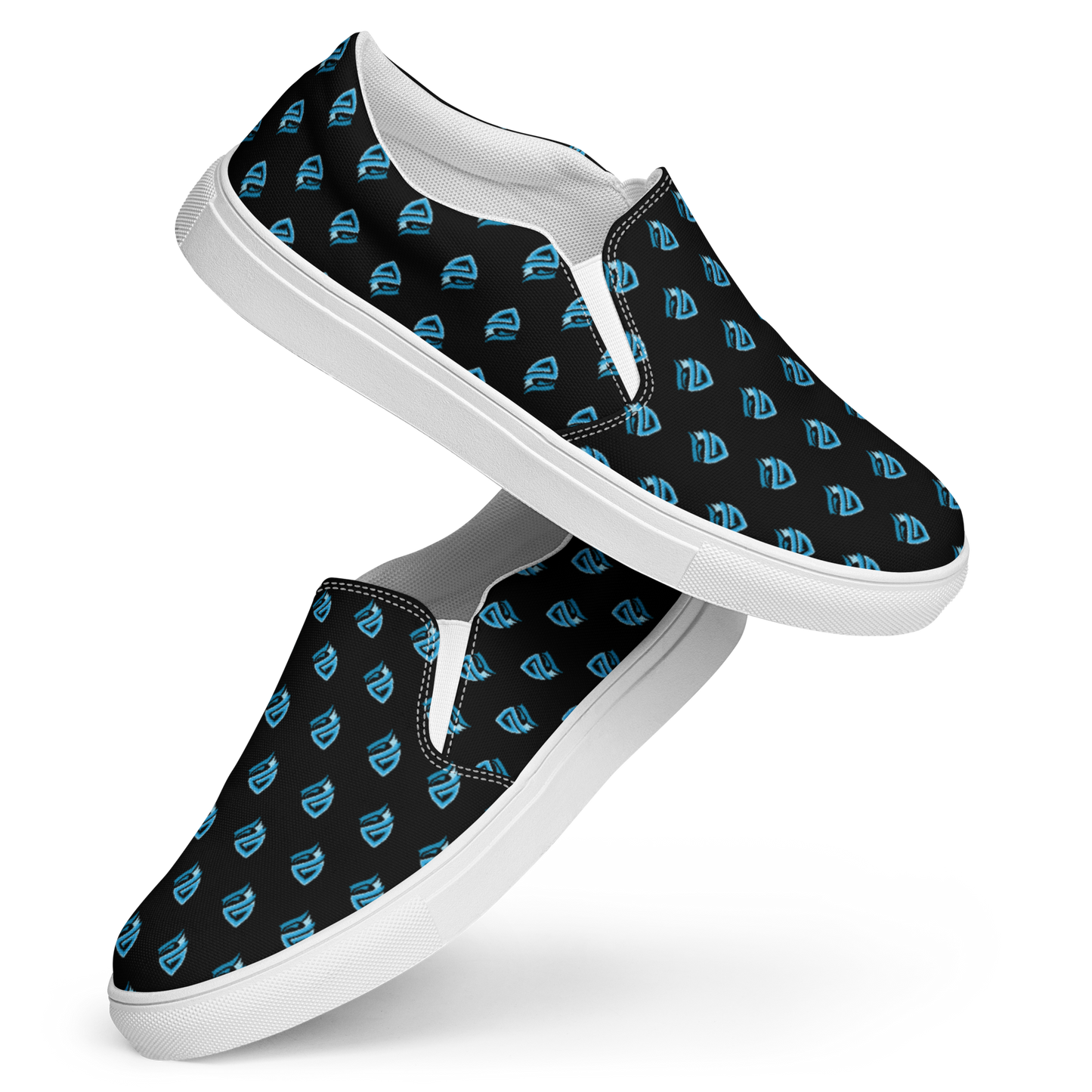 Zephyr Pattern Men’s Slip-on Canvas Shoes