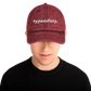 OG "typesafety." - by @ordyboii Vintage Cotton Twill Cap